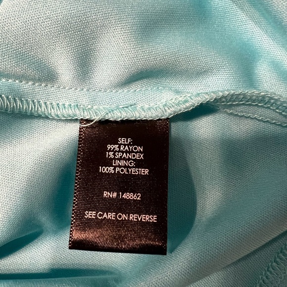 Turquoise Torrid sundress, fully lined. - Picture 3 of 4